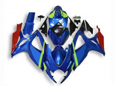 Wholesale 2006-2007 Suzuki GSXR 600/750 Motorcycle Fairings - Blue Green Red Canada