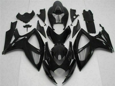 Wholesale 2006-2007 Suzuki GSXR 600/750 Motorcycle Fairing Kits - Glossy Black Canada