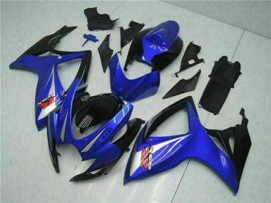 Wholesale 2006-2007 Suzuki GSXR 600/750 Motorcycle Fairings - Blue White Glossy Black Red Canada