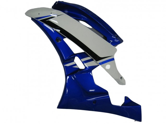 2006-2007 Yamaha YZF R6 Motorcycle Fairings - Blue White Black Canada