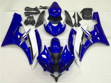 Wholesale 2006-2007 Yamaha YZF R6 Motorcycle Fairings - Blue White Black Canada