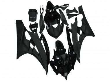 Wholesale 2006-2007 Yamaha YZF R6 Motorcycle Fairing - Glossy Black Matte Black Canada