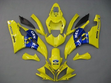 Wholesale 2006-2007 Yamaha YZF R6 Motorcycle Fairings - Yellow Blue Motul Michelin Camel Canada