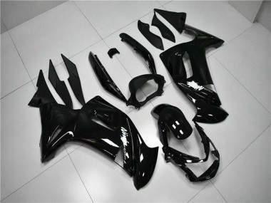 Wholesale 2006-2008 Kawasaki EX650 Motorcycle Fairings - Glossy Black White Canada