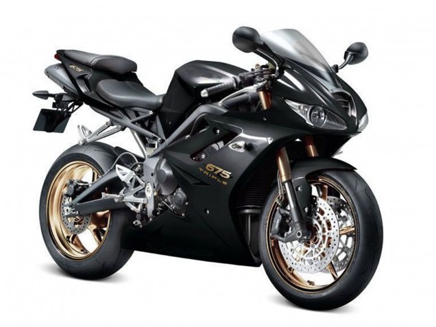 2006-2008 Triumph Daytona 675 Triple Bike Fairings - Glossy Black Canada