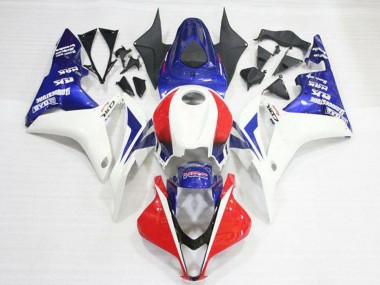 Wholesale 2007-2008 Honda CBR600RR Motorcycle Fairing Kits - White Red Blue HRC Canada