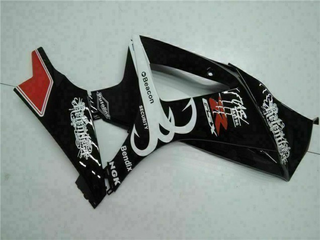 2007-2008 Suzuki GSXR 1000 Motorcycle Fairings - Glossy Black Red White Canada