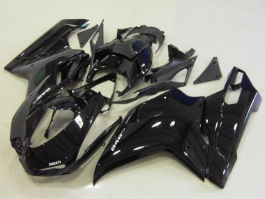 Wholesale 2007-2014 Ducati 848 Motorcycle Fairings - Glossy Black Canada