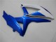 2008-2010 Suzuki GSXR 600/750 Motorcycle Fairings - White Blue Canada