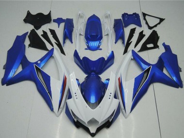 Wholesale 2008-2010 Suzuki GSXR 600/750 Motorcycle Fairings - White Blue Canada