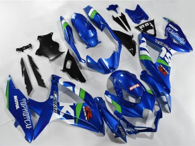 Wholesale 2008-2010 Suzuki GSXR 600/750 Motorcycle Fairings - Blue White Green Black Canada
