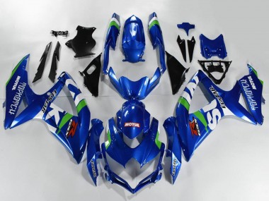Wholesale 2008-2010 Suzuki GSXR 600/750 Motorcycle Fairings - Blue White Green Black Canada