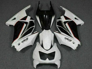 Wholesale 2008-2012 Kawasaki EX250 Motorcycle Fairings - White Black Ninja Canada