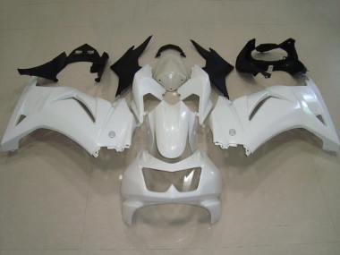 Wholesale 2008-2012 Kawasaki ZX250R Motorcycle Fairings - White Canada