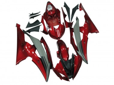 Wholesale 2008-2016 Yamaha YZF R6 Motorcycle Fairings - Red Grey Canada