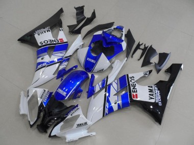 Wholesale 2008-2016 Yamaha YZF R6 Motorcycle Fairings - White Blue Glossy Black ENEOS Yamalube Canada