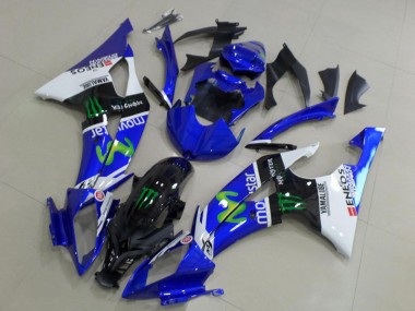 Wholesale 2008-2016 Yamaha YZF R6 Motorcycle Fairings - White Blue Glossy Black Green Monster MoviStar Canada