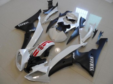 Wholesale 2008-2016 Yamaha YZF R6 Bike Fairings - White Red Matte Black Canada