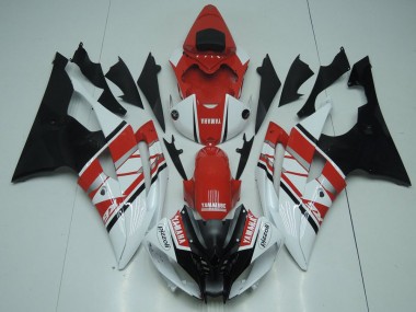 Wholesale 2008-2016 Yamaha YZF R6 Motorcycle Fairing - White Red Black Canada