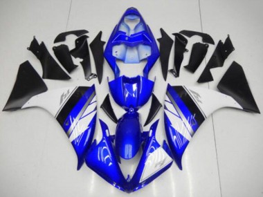 Wholesale 2009-2011 Yamaha YZF R1 Motorcycle Fairings - Blue White Matte Black Canada