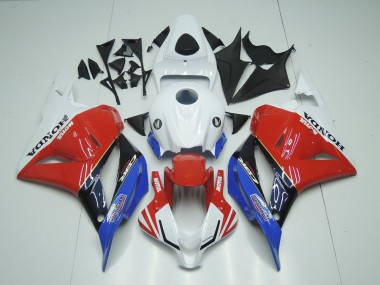 Wholesale 2009-2012 Honda CBR600RR Motorcycle Fairings - White Red Blue Glossy Black Motul Canada