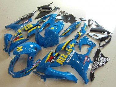 Wholesale 2009-2016 Suzuki GSXR 1000 Motorcycle Fairings - Blue Yellow Rizla Hopper Motul Canada