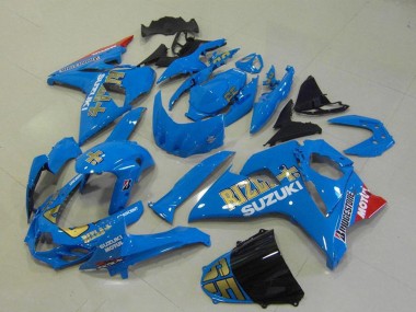 Wholesale 2009-2016 Suzuki GSXR 1000 Motorcycle Fairings - Blue Gold Rizla Motul Canada
