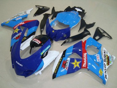 Wholesale 2009-2016 Suzuki GSXR 1000 Motorcycle Fairings - Blue White Red Black Rockstar Racing Canada