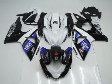 Wholesale 2009-2016 Suzuki GSXR 1000 Motorcycle Fairings - White Blue Black Viru Canada