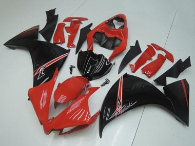 Wholesale 2012-2014 Yamaha YZF R1 Motorcycle Fairings - Red Glossy Black Canada