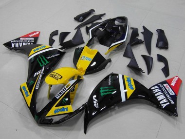 Wholesale 2012-2014 Yamaha YZF R1 Motorcycle Fairings - Yellow White Black Red Green Monster Canada