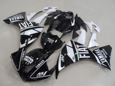 Wholesale 2012-2014 Yamaha YZF R1 Motorcycle Fairings - White Black Fiat Canada
