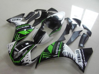 Wholesale 2012-2014 Yamaha YZF R1 Motorcycle Fairings - White Black Green Monster Canada