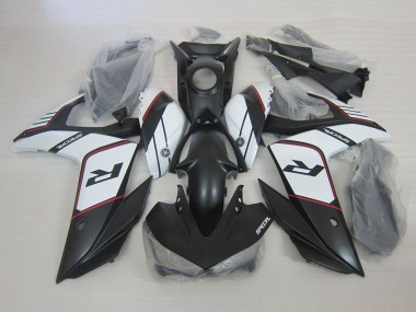 Wholesale 2015-2018 Yamaha YZF R3 Motorcycle Fairings - White Matte Black Canada