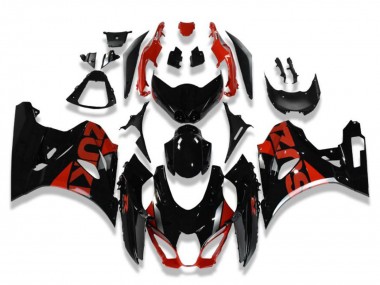 Wholesale 2017-2024 Suzuki GSXR 1000 Motorcycle Fairings - Glossy Black Red Canada