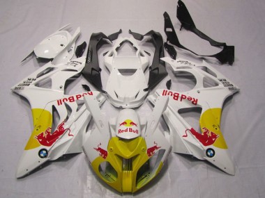 Wholesale 2009-2014 BMW S1000RR Motorcycle Fairings - White Yellow Red Bull Canada