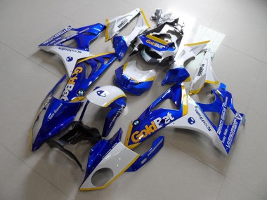 Wholesale 2009-2014 BMW S1000RR Motorcycle Fairings - White Yellow Blue GoldBet Canada