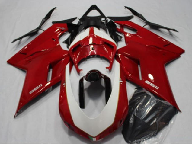 2007-2014 Ducati 1198 Motorcycle Fairings - Red Canada