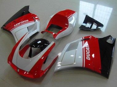 Wholesale 1993-2005 Ducati 916 Motorcycle Fairings - White Red Glossy Black Canada
