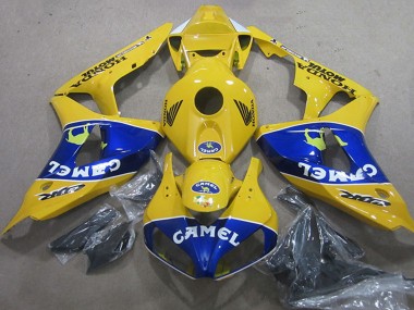 Wholesale 2006-2007 Honda CBR1000RR Motorcycle Fairings - Yellow Blue Camel Canada