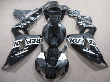 Wholesale 2006-2007 Honda CBR1000RR Motorcycle Fairings - Glossy Black Grey White Repsol Canada
