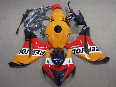 Wholesale 2008-2011 Honda CBR1000RR Motorcycle Fairings Kits - Orange White Red Glossy Black Repsol Canada