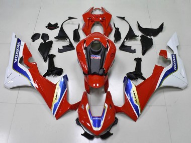Wholesale 2017-2023 Honda CBR1000RR Motorcycle Fairing - White Red Blue HRC Canada