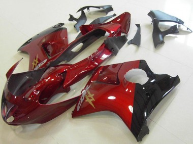 Wholesale 1996-2007 Honda CBR1100XX Blackbird Motorcycle Fairings - Candy Red Glossy Black Canada
