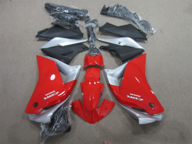 2011-2016 Honda CBR125R Motorcycle Fairings - Silver Red Matte Black Canada