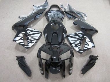Wholesale 2005-2006 Honda CBR600RR Motorcycle Fairing - Glossy Black Silver Flame Canada