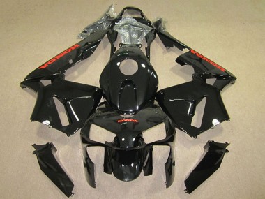 Wholesale 2005-2006 Honda CBR600RR Motorcycle Fairings - Glossy Black Red Canada