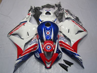 Wholesale 2009-2012 Honda CBR600RR Motorcycle Fairings - White Blue Red Canada