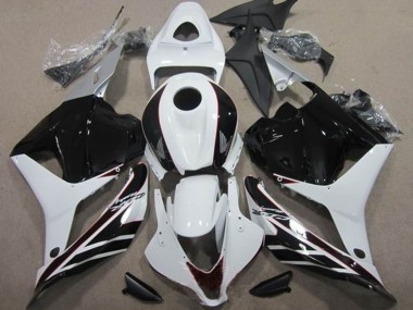 Wholesale 2009-2012 Honda CBR600RR Motorcycle Fairing Kits - White Glossy Black Canada