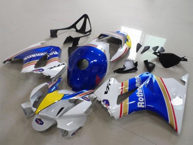 Wholesale 2002-2013 Honda VFR 800 Motorcycle Fairings - White Blue Yellow Rothmans Canada